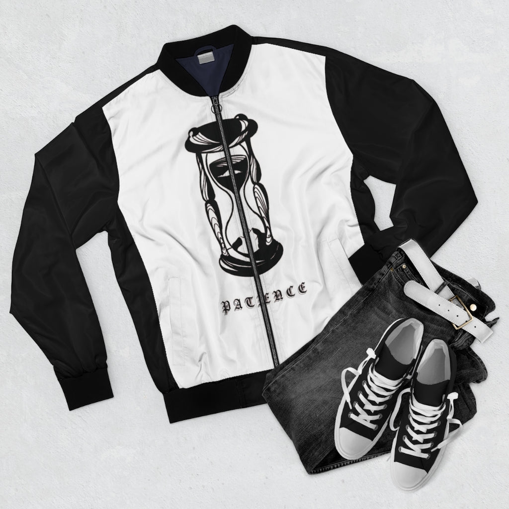 PATIENCE Bomber Jacket - DyesByKaleb