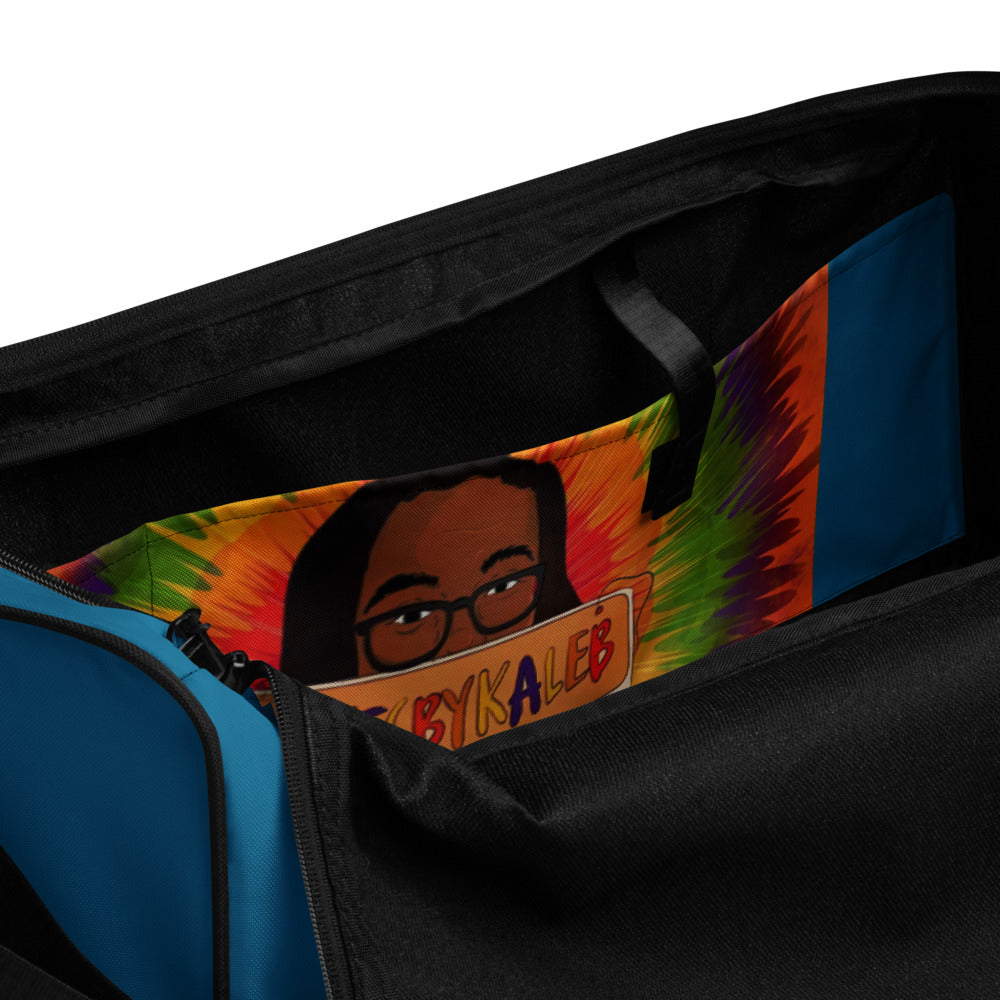 Blue PATIENCE Duffle bag - DyesByKaleb