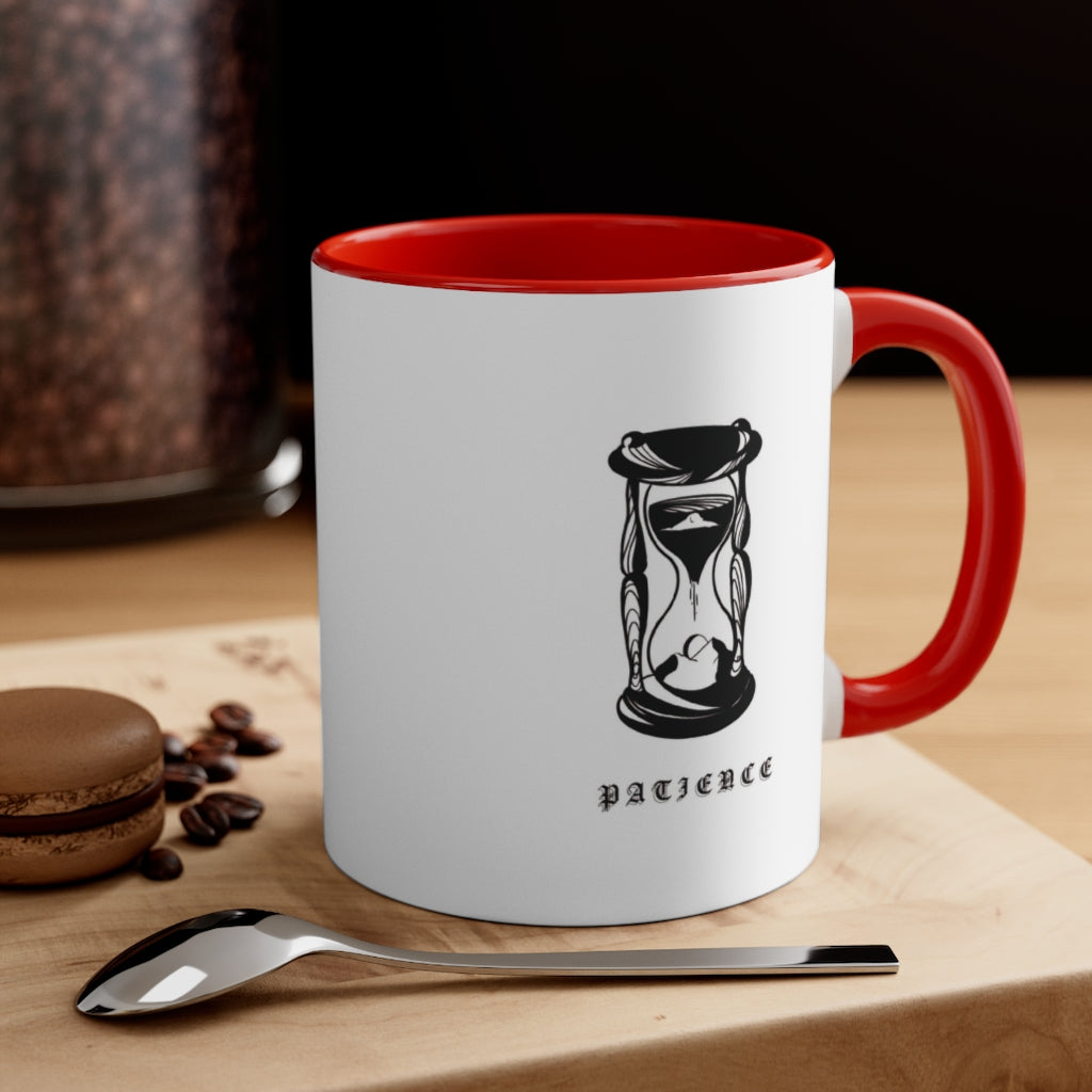 PATIENCE Accent Coffee Mug, 11oz - DyesByKaleb