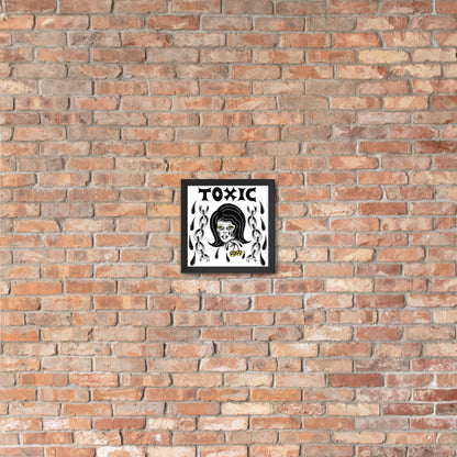 TOXIC Framed poster