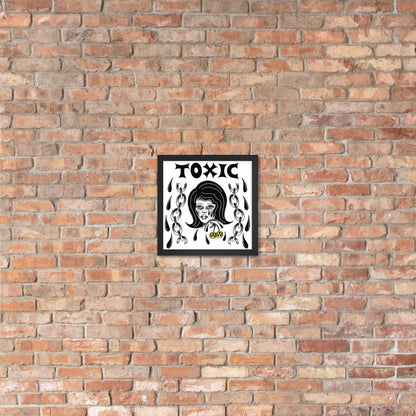 TOXIC Framed poster