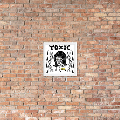 TOXIC Framed poster