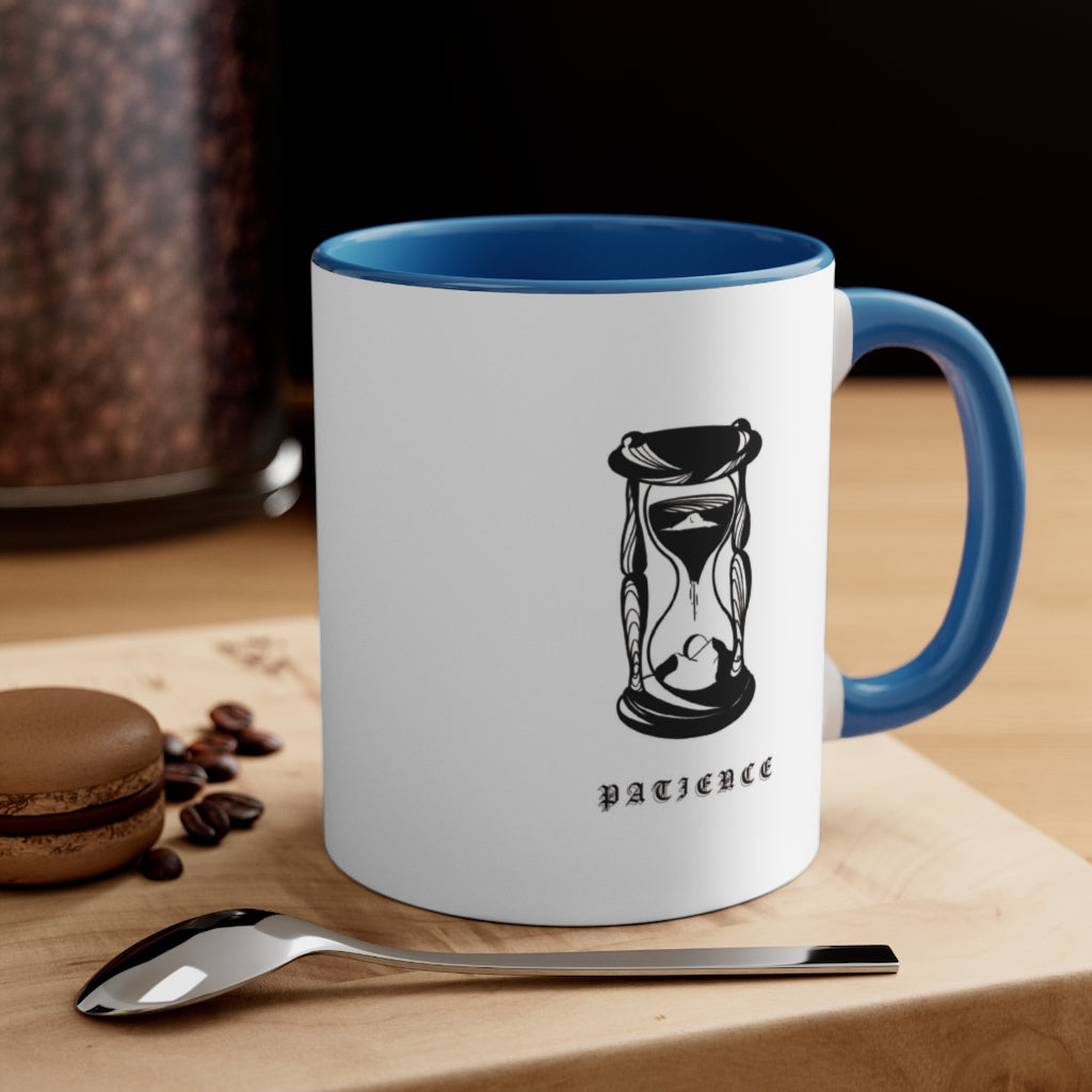 PATIENCE Accent Coffee Mug, 11oz - DyesByKaleb 
