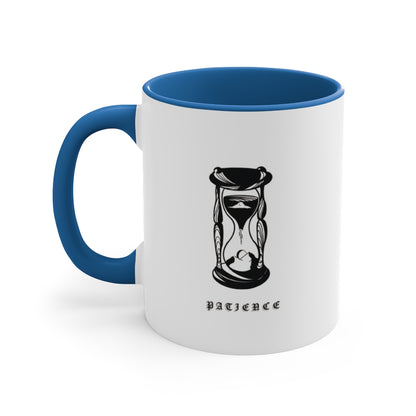 PATIENCE Accent Coffee Mug, 11oz - DyesByKaleb 