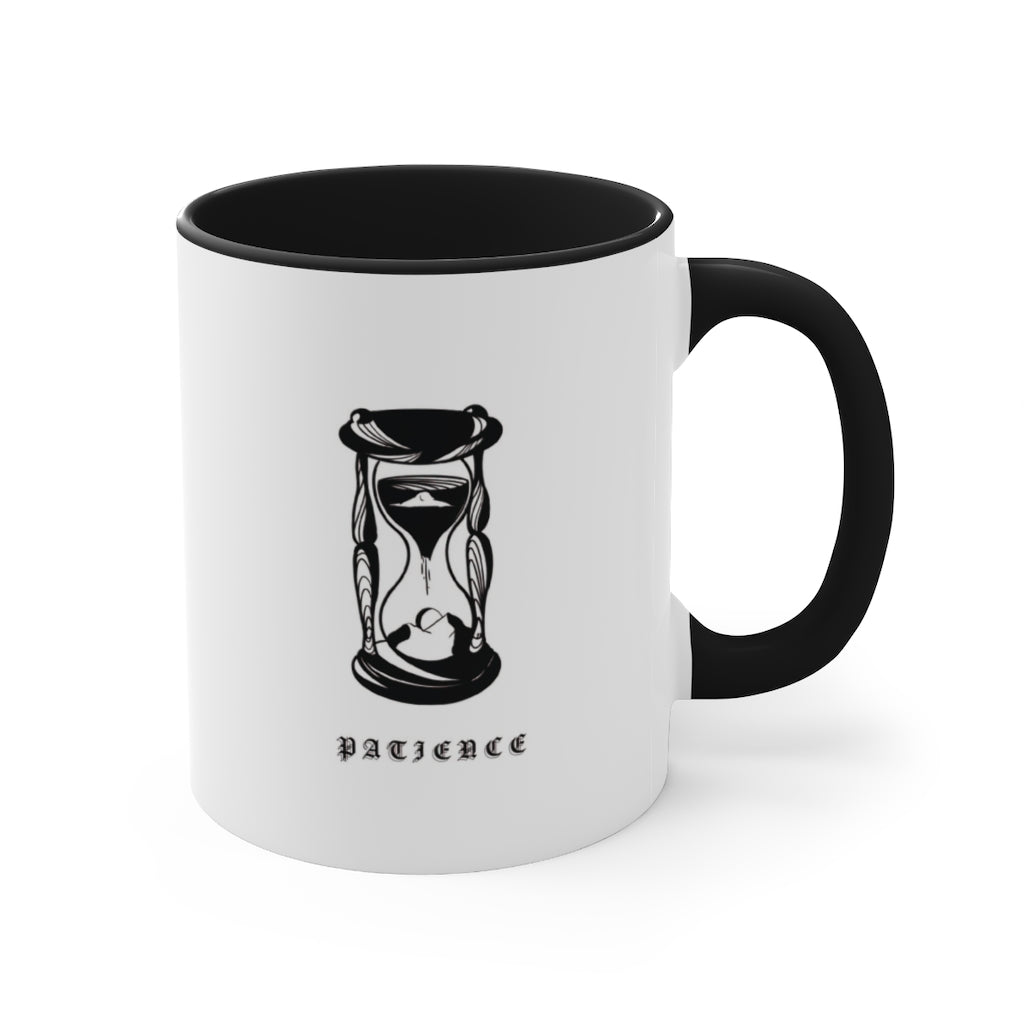PATIENCE Accent Coffee Mug, 11oz - DyesByKaleb 