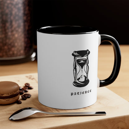 PATIENCE Accent Coffee Mug, 11oz - DyesByKaleb 