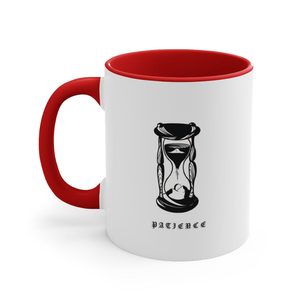 PATIENCE Accent Coffee Mug, 11oz - DyesByKaleb 