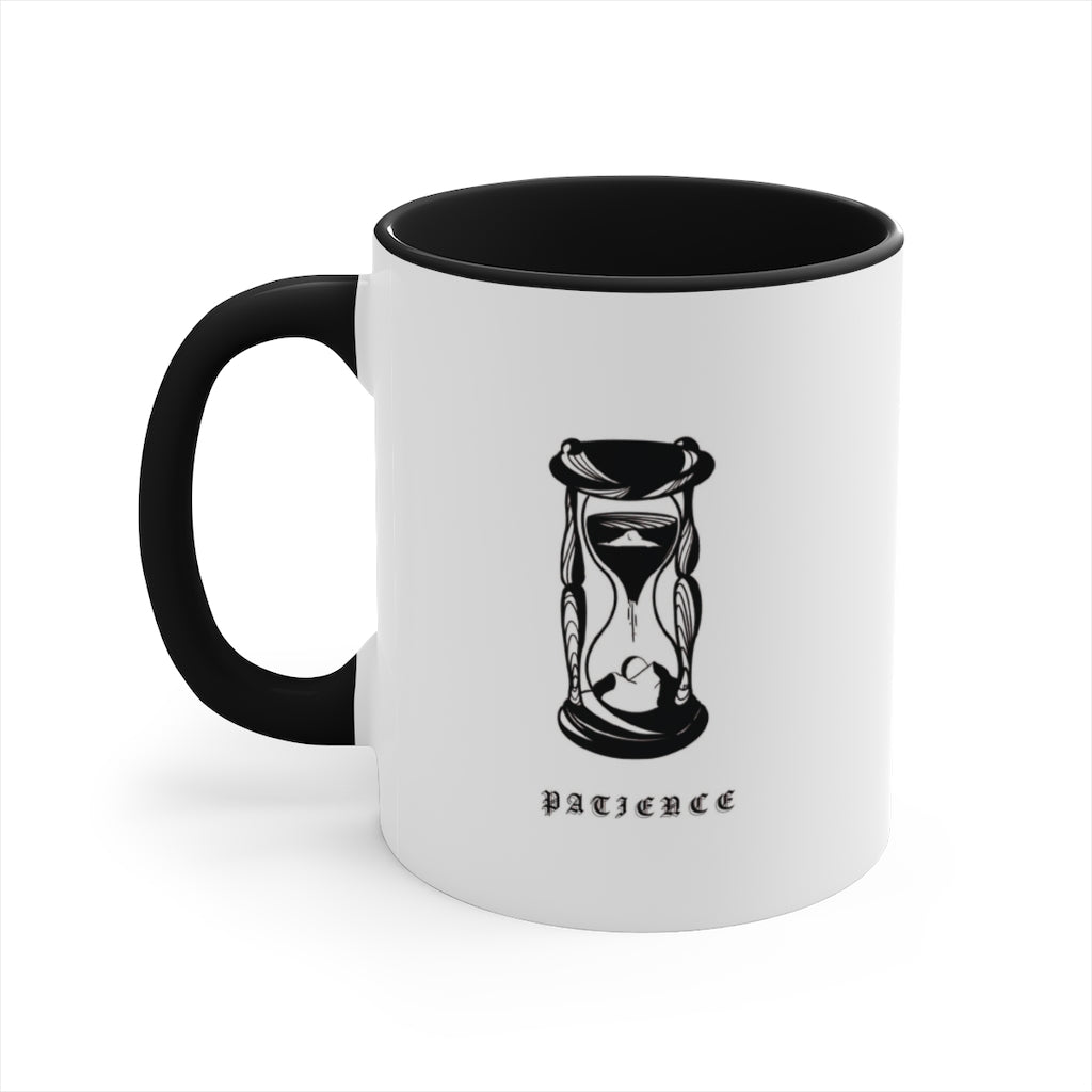 PATIENCE Accent Coffee Mug, 11oz - DyesByKaleb 