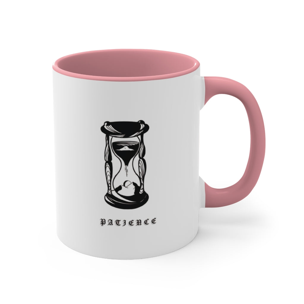 PATIENCE Accent Coffee Mug, 11oz - DyesByKaleb 