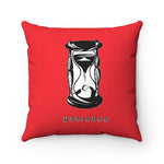 Load image into Gallery viewer, Red PATIENCE Pillow - DyesByKaleb 
