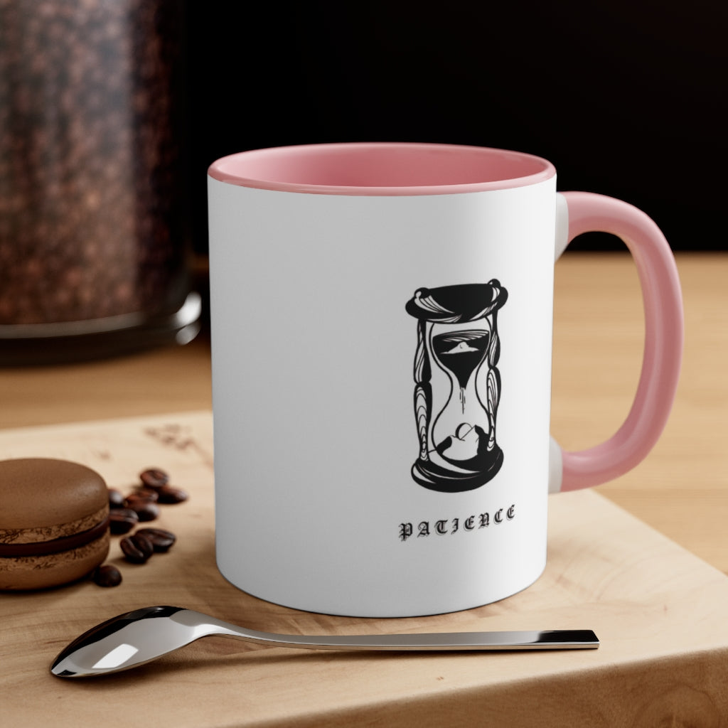 PATIENCE Accent Coffee Mug, 11oz - DyesByKaleb 