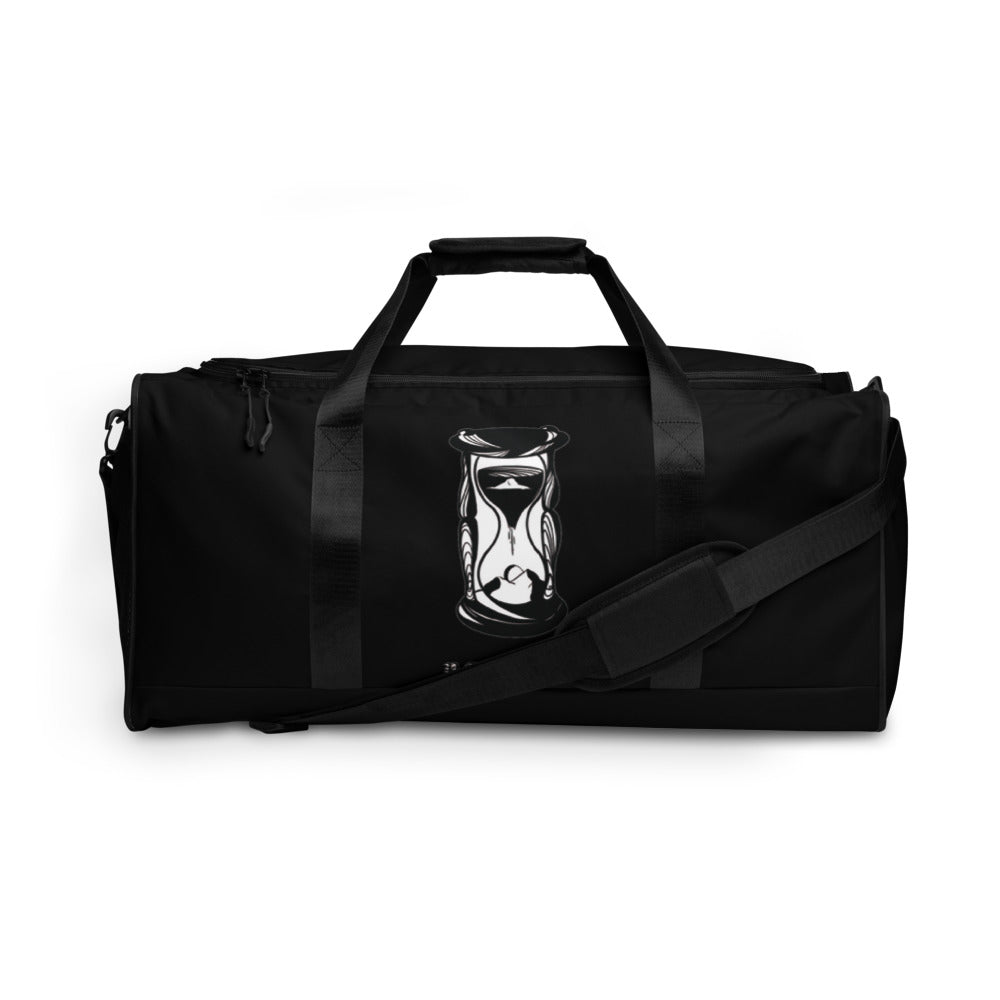 Black PATIENCE Duffle bag - DyesByKaleb 