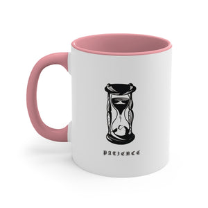 PATIENCE Accent Coffee Mug, 11oz - DyesByKaleb 