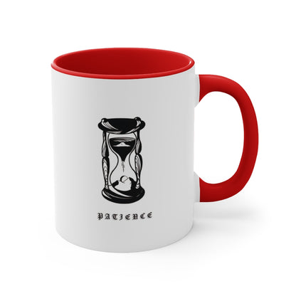 PATIENCE Accent Coffee Mug, 11oz - DyesByKaleb 