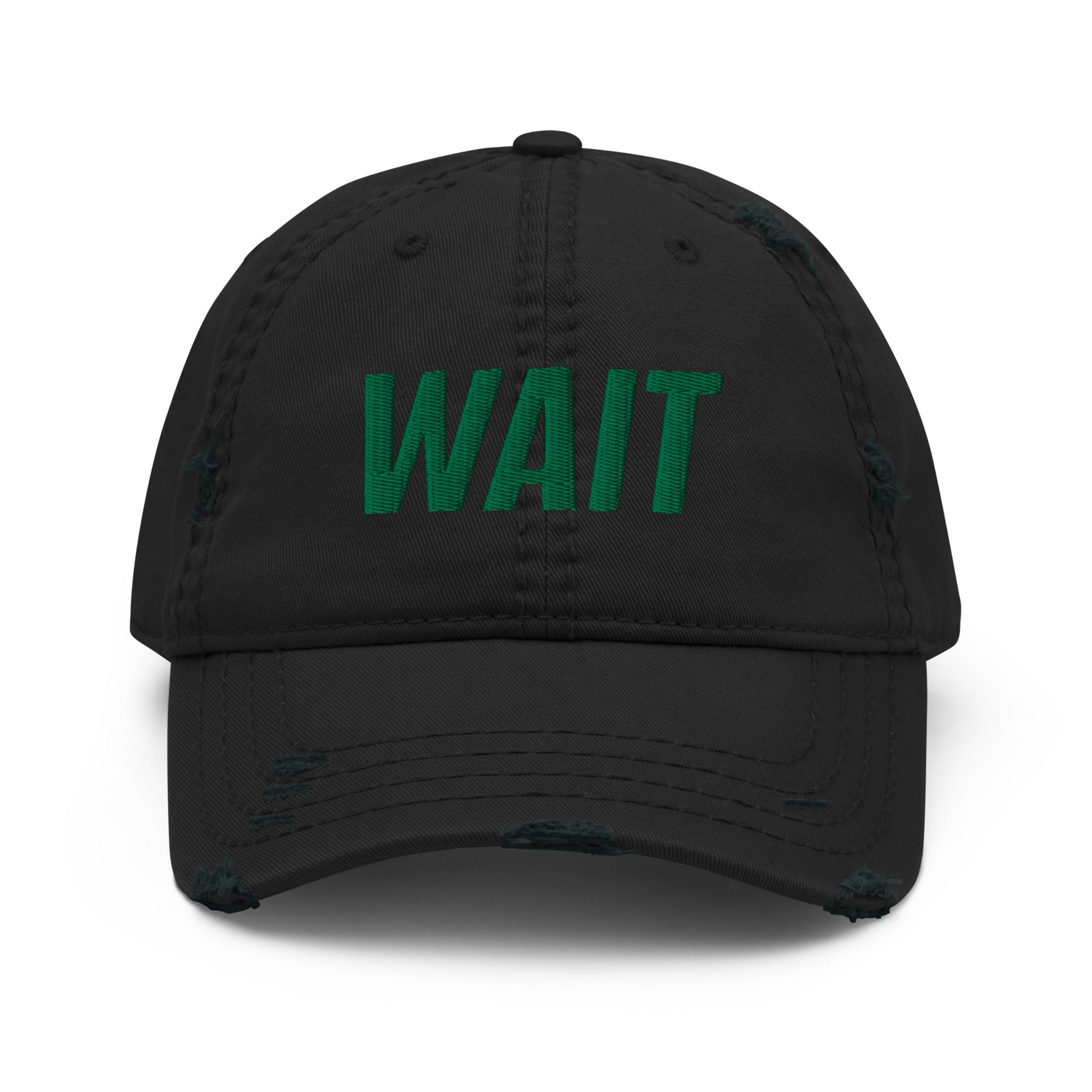WAIT Distressed Dad Hat