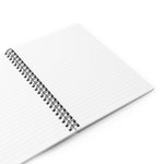 Load image into Gallery viewer, PATIENCE Spiral Notebook White - Ruled Line - DyesByKaleb 
