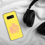 Load image into Gallery viewer, a yellow cell phone sitting on top of a towel 
